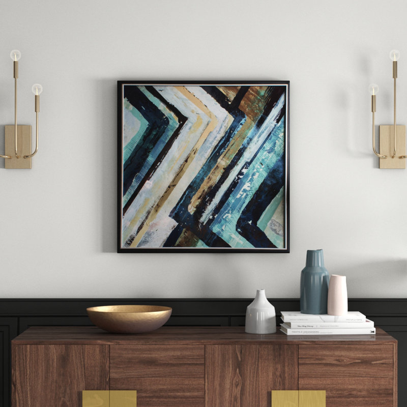 Mercury Row 'Arcadia Abstract' Framed Graphic Art Print & Reviews